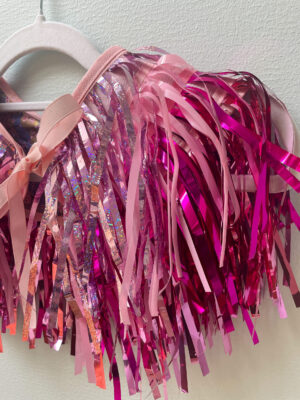 Glitter kappe - Pink blossom