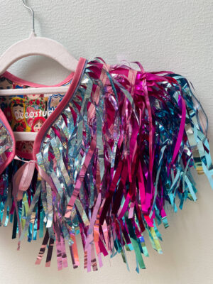 Glitter kappe - Blå og pink drøm