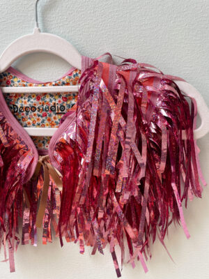 Glitter kappe - Blomstrende koral