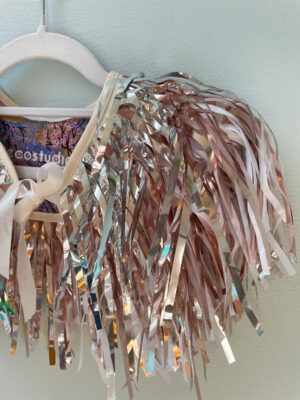 Glitter kappe - Rose gold