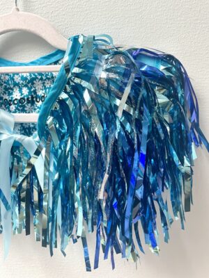 Glitter kappe - Blue scales