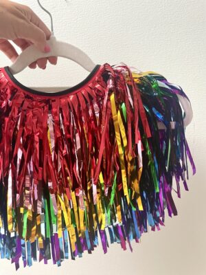 Glitter kappe - Regnbue drøm