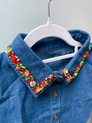 Snydekrave - JUL mørk denim