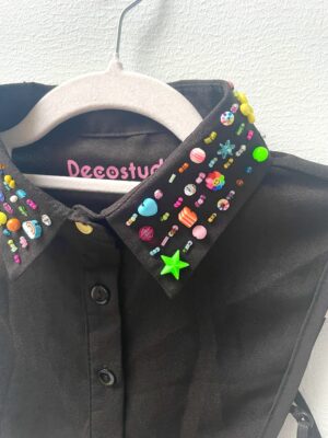 Snydekrave - Sort og multi