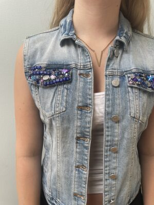 Denim vest - HAPPY THOUGHTS