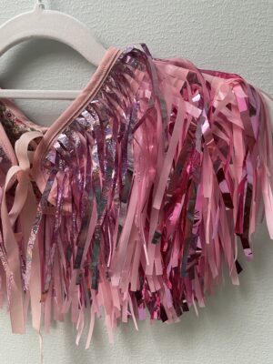 Glitter kappe - Barbie pink