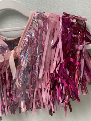 Glitter kappe - Hot pink